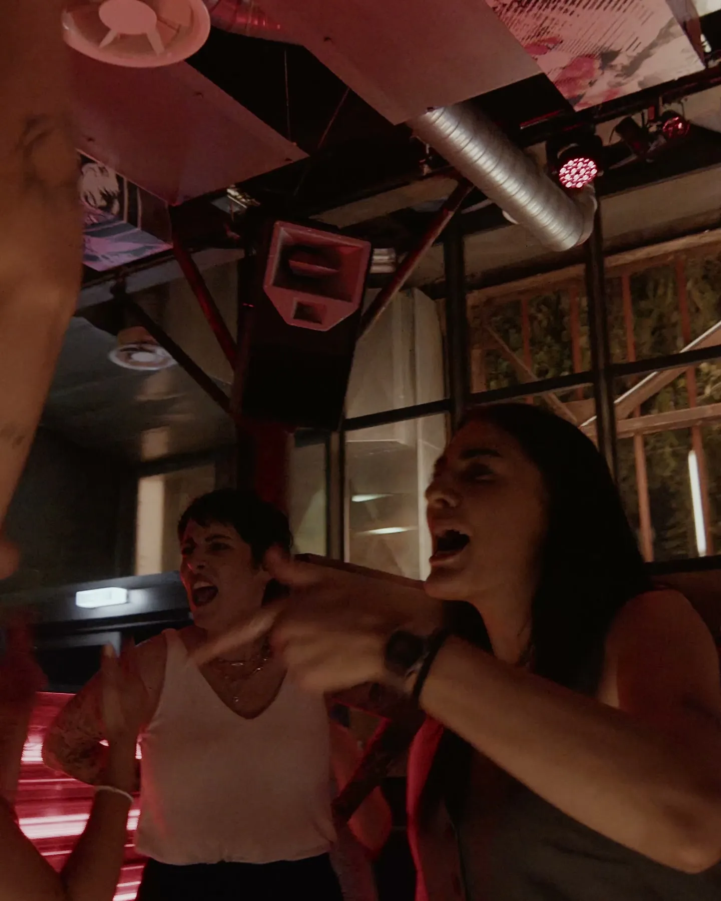 Gäste singen im Club der Seifenfabrik mit